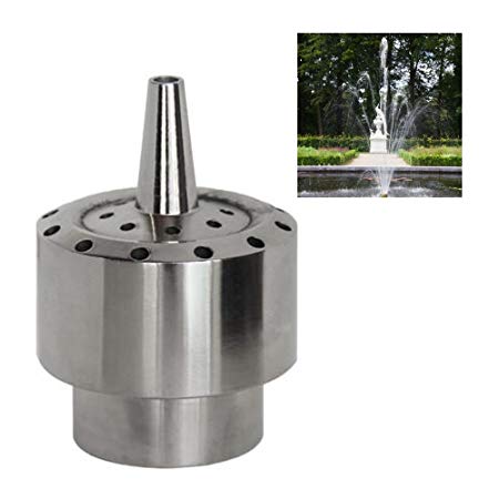 NAVADEAL DN50 2” Stainless Steel Blossom Water Fountain Nozzle Spray Sprinkler Head