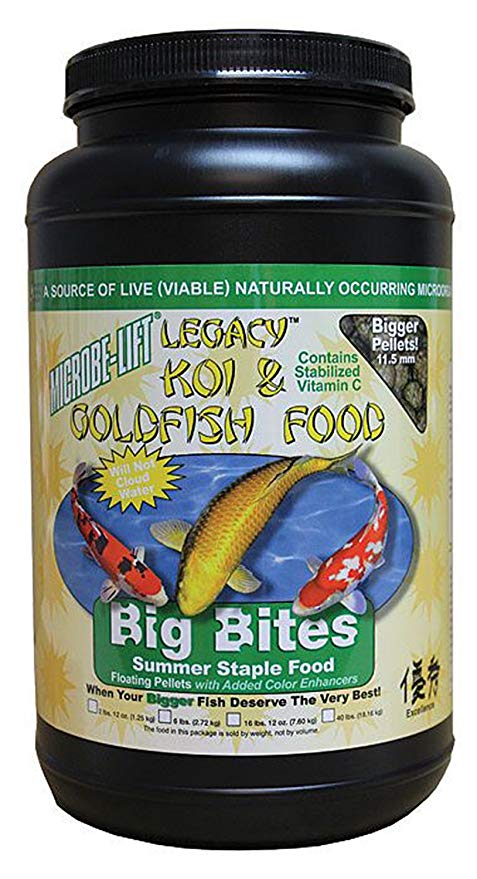 Microbe Lift Legacy Koi & Goldfish Big Bites Fish Food