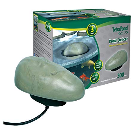 Tetra Pond Pond De-icer, Thermostatically Controlled, 300-Watts