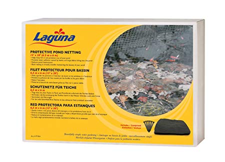 Laguna Pond Netting 15 Feet x 12 Feet with Placement Stakes