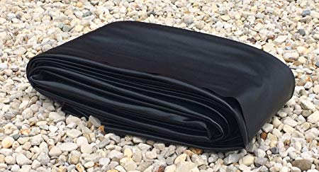 USA Pond Products 4' x 6' Pond Liner - 20-mil Black PVC for Koi Ponds, Streams Fountains and Water Gardens