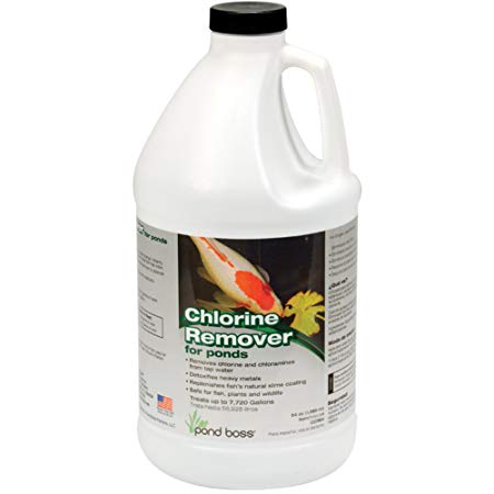 pond boss CCR64 Chlorine Remover, 64-Ounce
