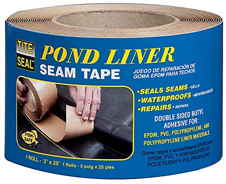 Tite Seal PLST325 Self Adhesive Double Sided Butyl Pond Seam Tape, 3