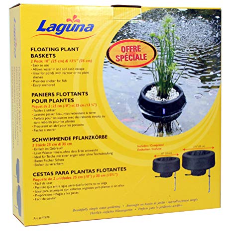 Laguna Woven Fabric Floating Plant Basket Kit