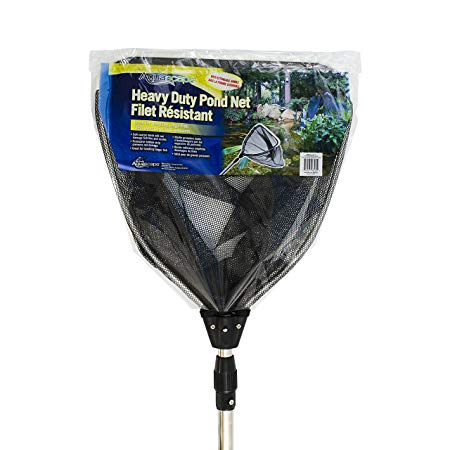 Aquascape Heavy-Duty Pond and Fish Net, Extendable Handle Reaches Up to 69-inches, Durable Mesh Netting | 98560