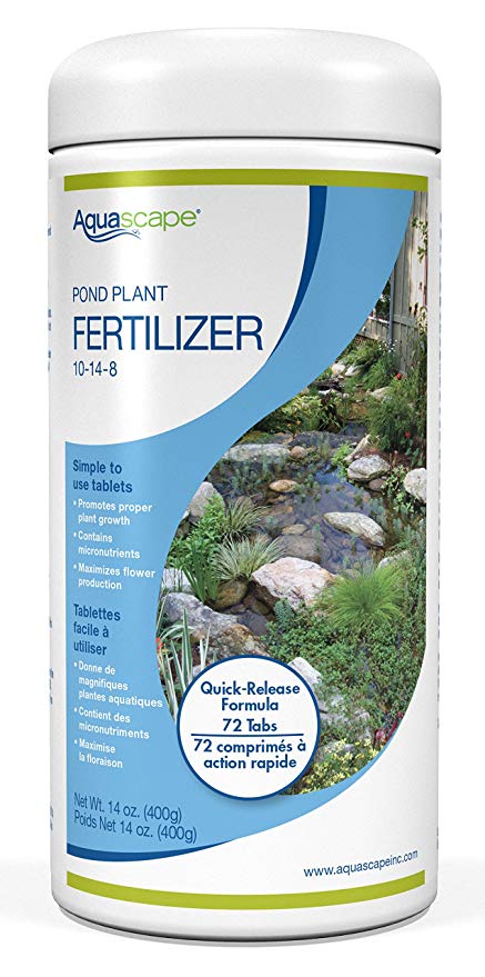 Aquascape 98919 Pond Plant Fertilizer for Pond, Garden, and Water Features, 10-14-8, 72 Tabs