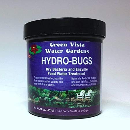 Green Vista Hydro-Bugs Dry Beneficial Bacteria - 16 Ounces - Pond Algae Control - Probiotic Treatment - Reduces Sludge, Fish Waste, Uneaten Food - Improves Water Quality and Clarity - Koi, Plant Safe