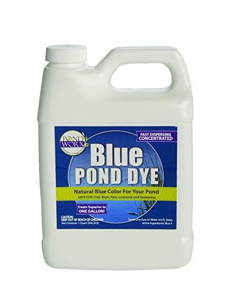 Pondworx Lake and Pond Dye - Blue Ultra Concentrated - 1 Quart